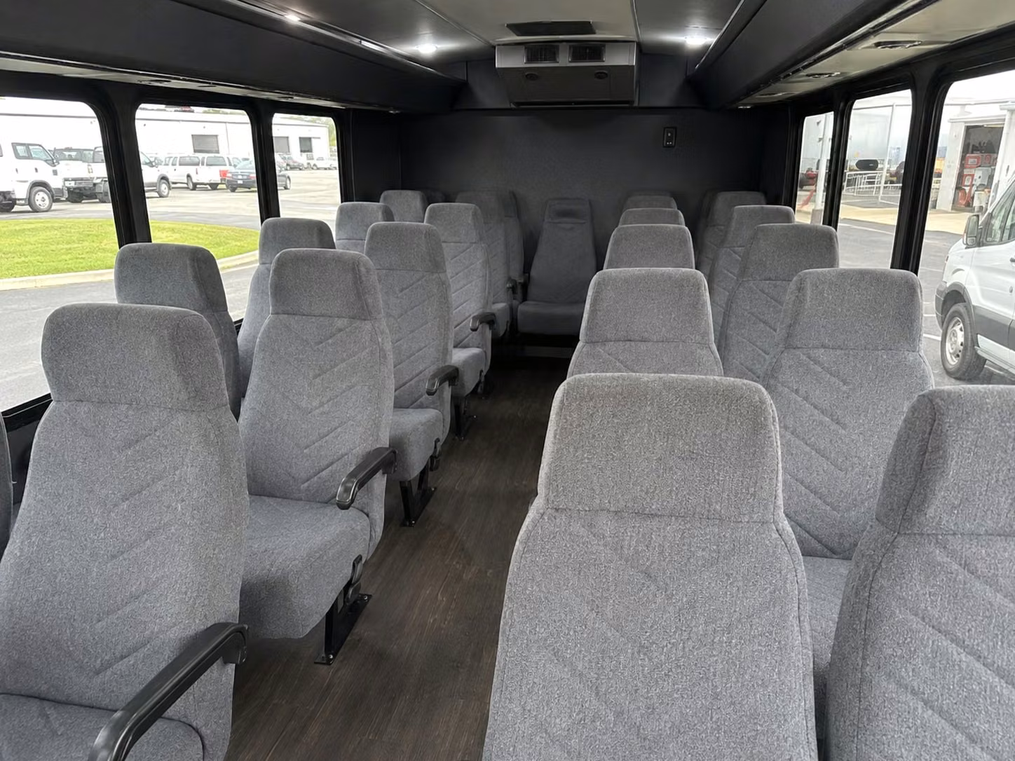 15 passenger minibus inside