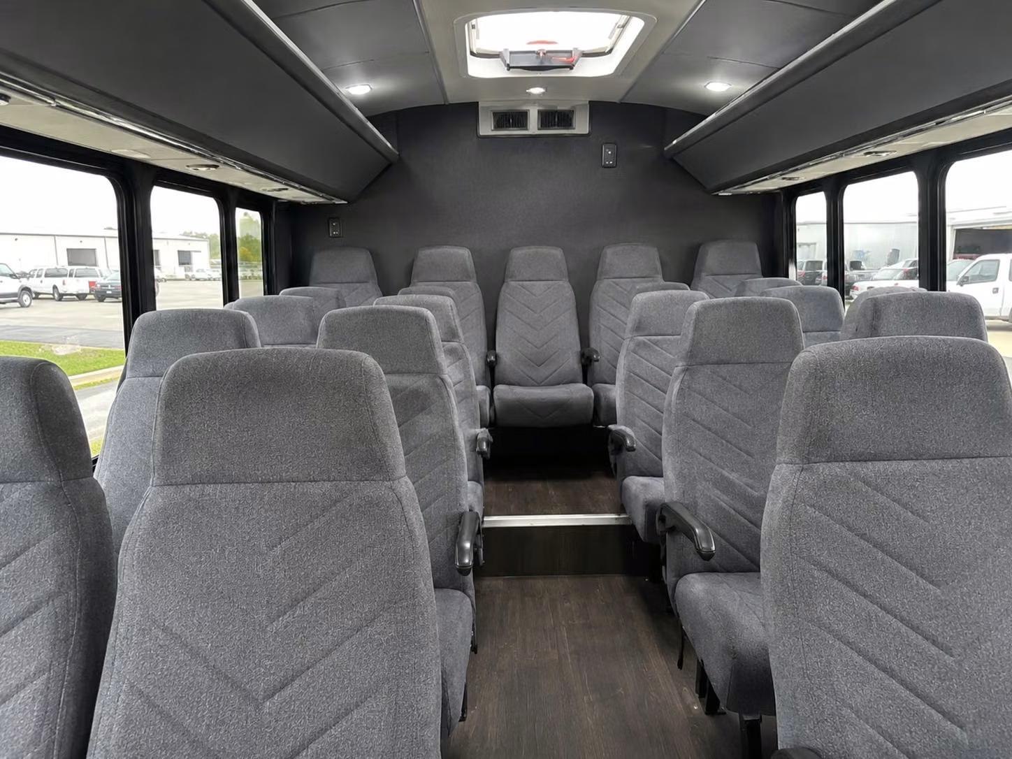 18 passenger minibus inside
