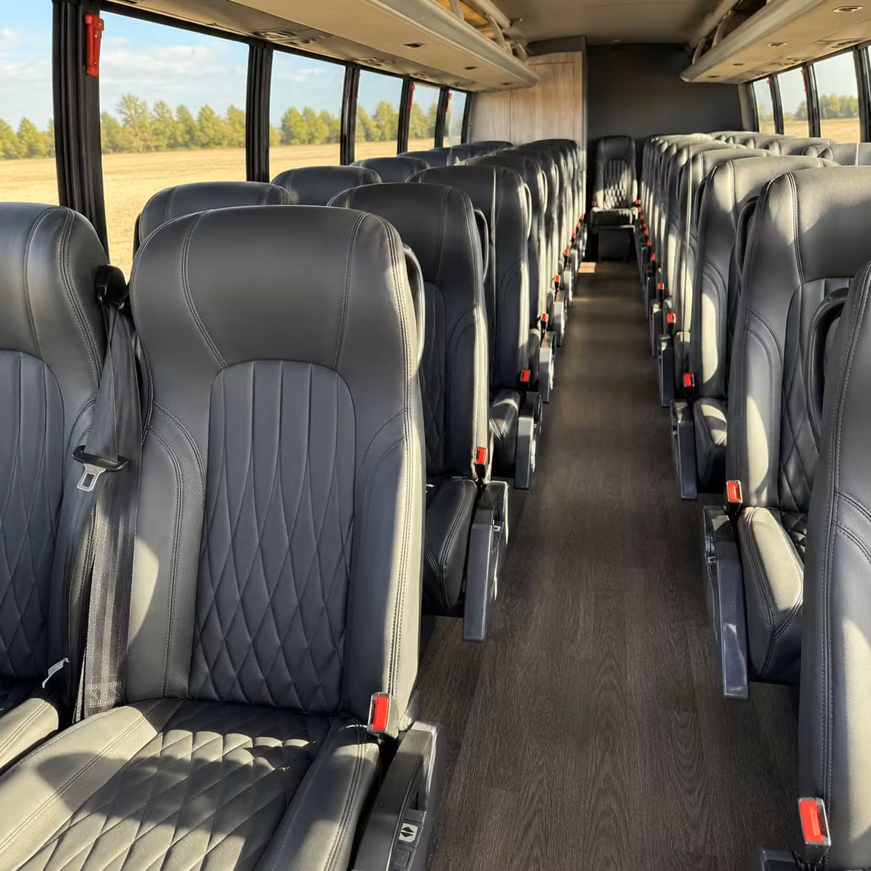 25 passenger minibus inside