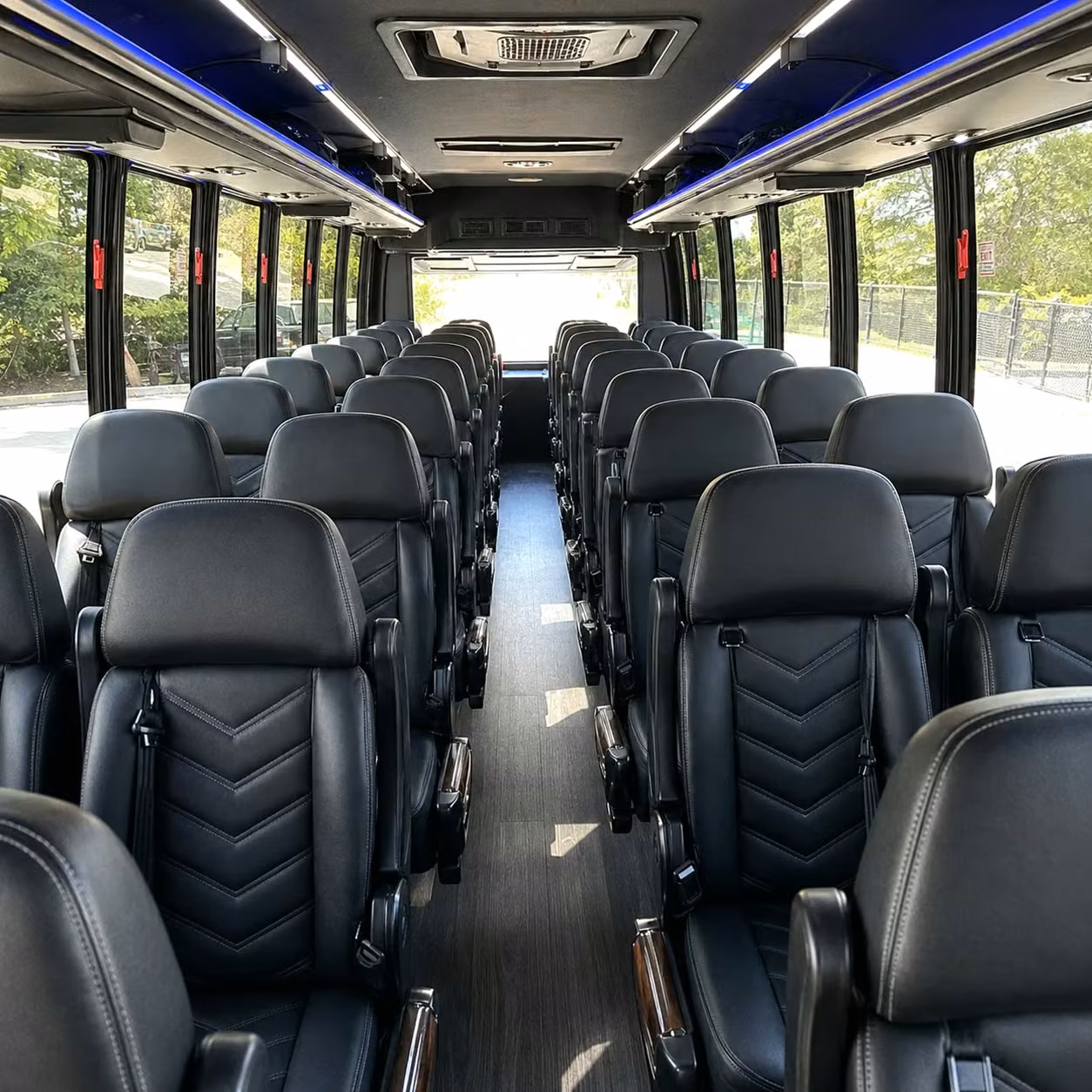 28 passenger minibus inside