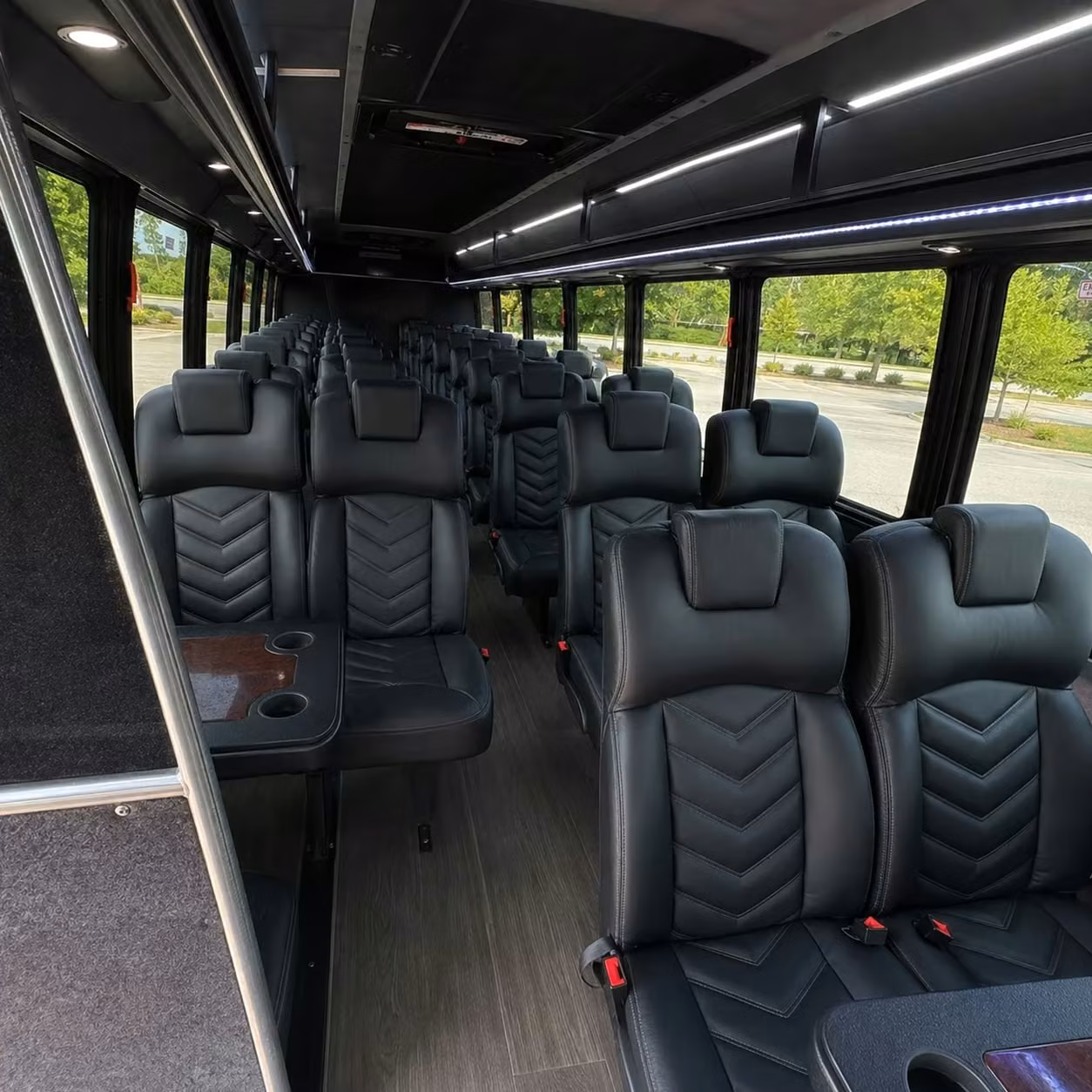30 passenger minibus interior