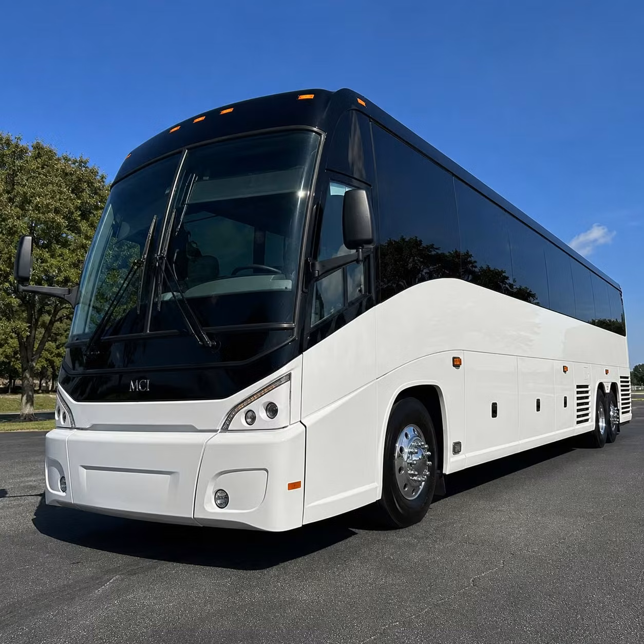 indio charter bus rental exterior