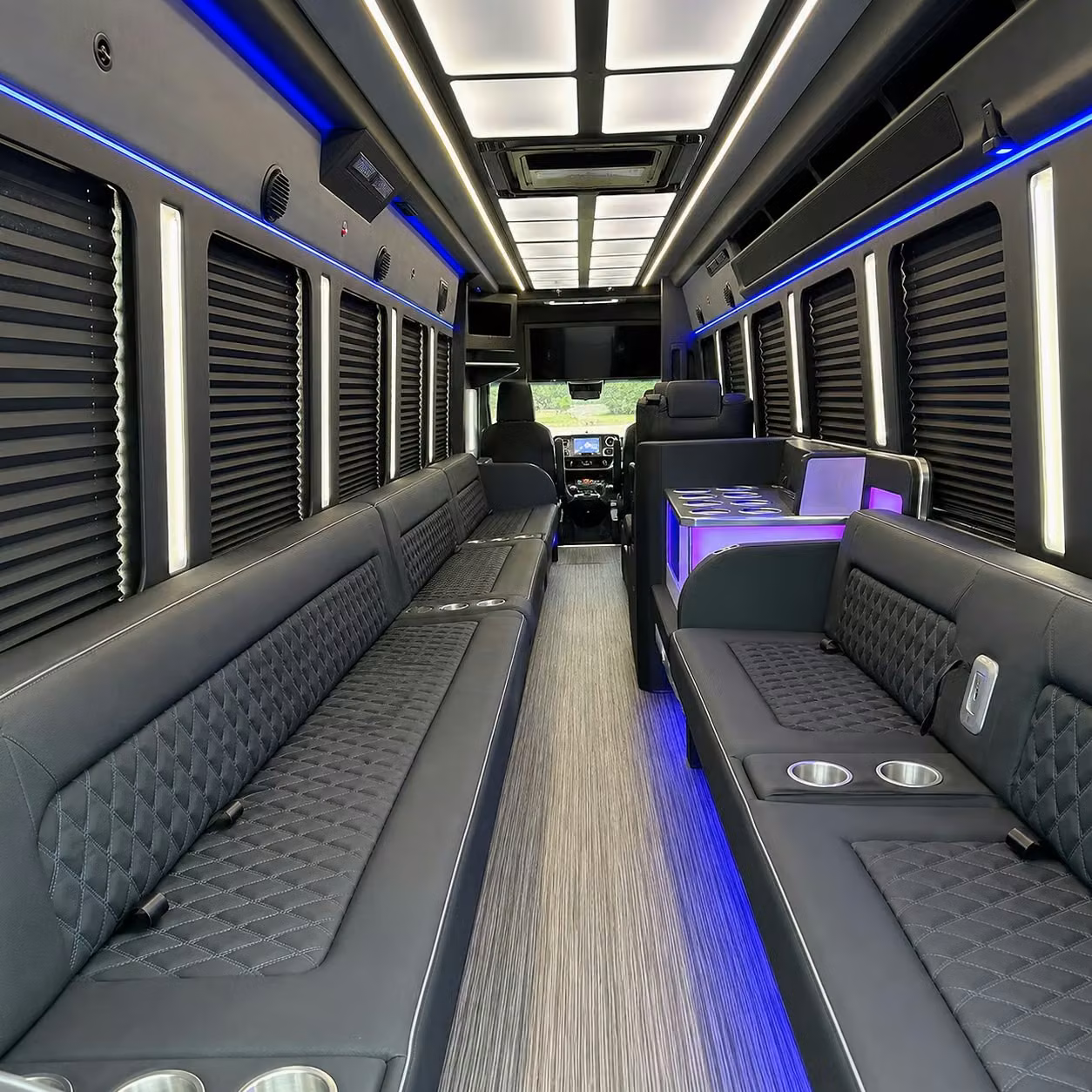party bus interior