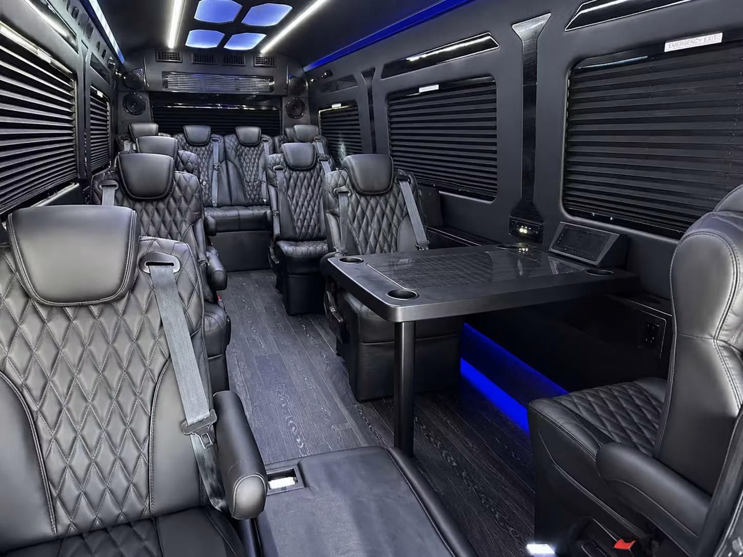 sprinter van with driver interior